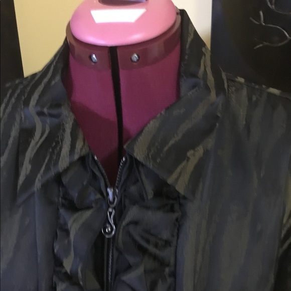 Samuel Dong dress jacket with ruffled closure NWT - Picture 4 of 10